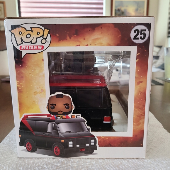 Funko Pop! Rides A-Team Van with Black and Red Design - Picture 5 of 8